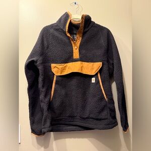 Carhartt Black and Gold Fleece Jacket